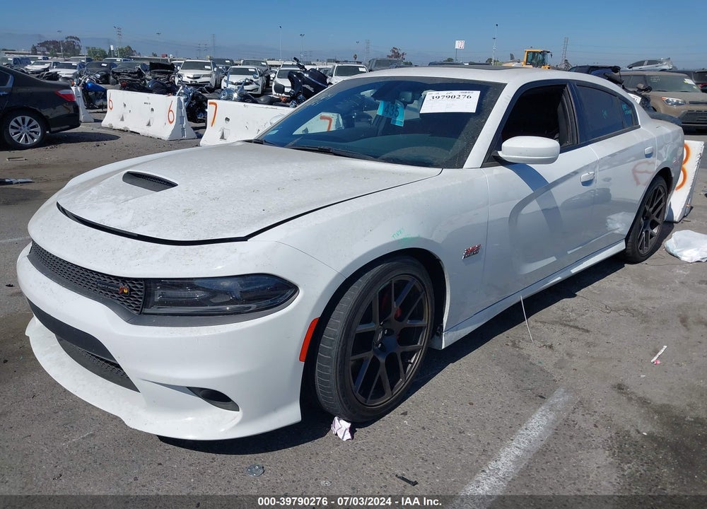 2018 DODGE CHARGER R/T SCAT PACK RWD VIN: 2C3CDXGJXJH253336