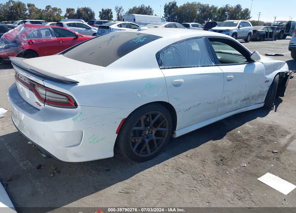 2018 DODGE CHARGER R/T SCAT PACK RWD VIN: 2C3CDXGJXJH253336