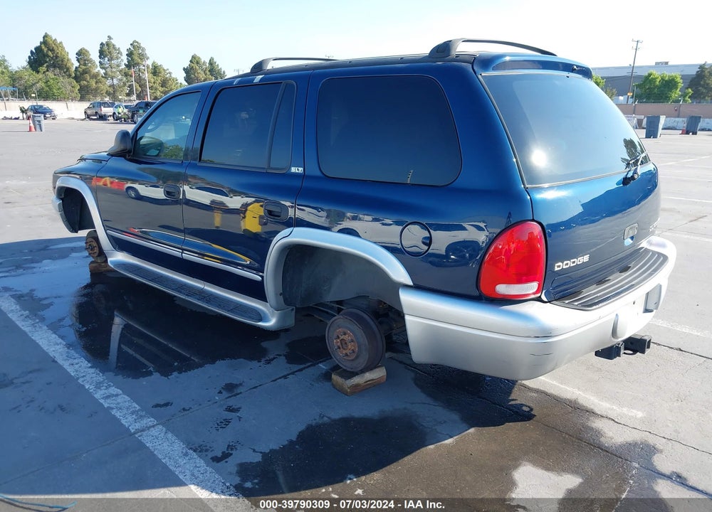 2002 DODGE DURANGO SLT PLUS VIN: 1B8HS58N62F192949