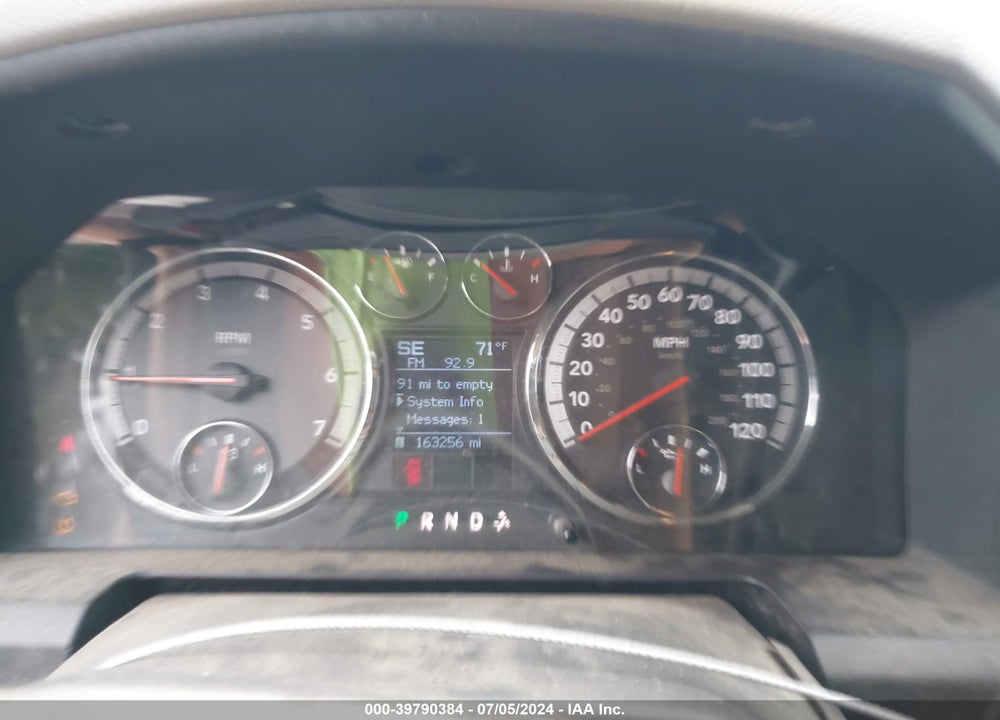2009 DODGE RAM 1500 SLT/SPORT/TRX VIN: 1D3HV18TX9S702537