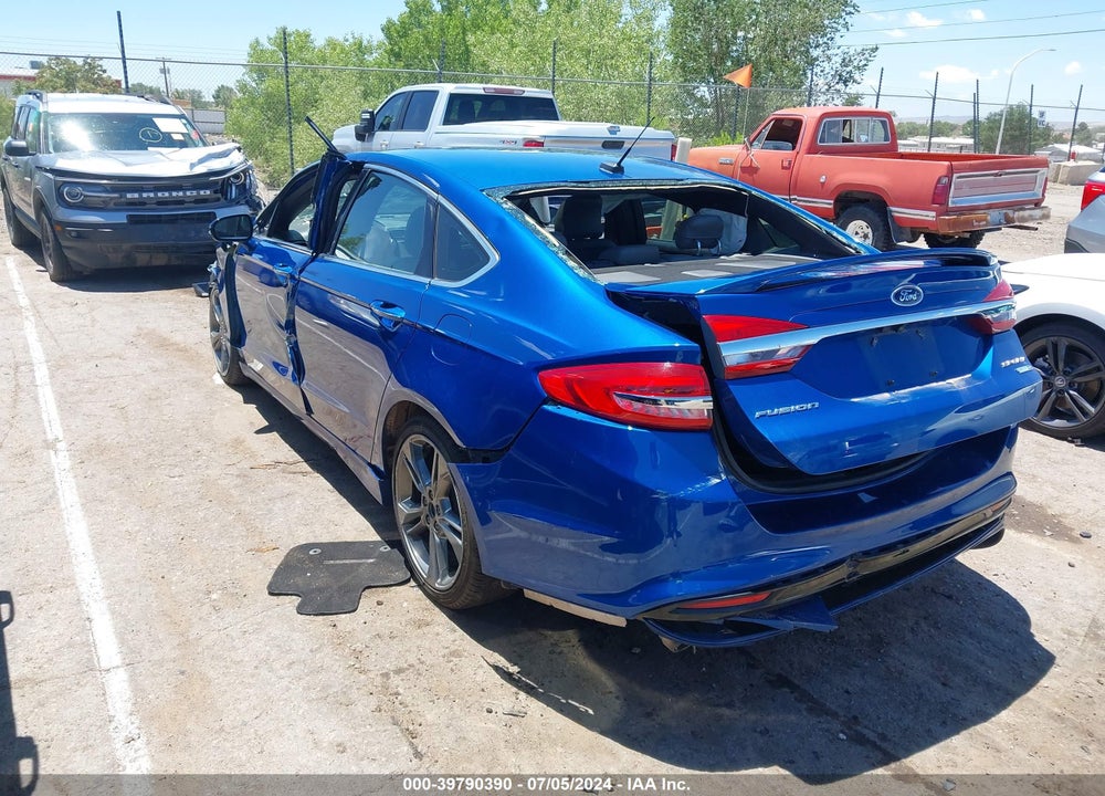 2017 FORD FUSION SPORT VIN: 3FA6P0VP5HR398514