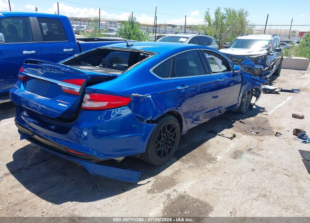 2017 FORD FUSION SPORT VIN: 3FA6P0VP5HR398514