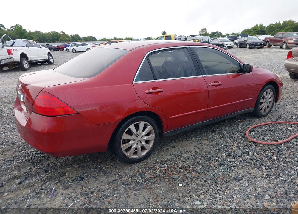 2007 HONDA ACCORD 3.0 SE VIN: 1HGCM66487A043246