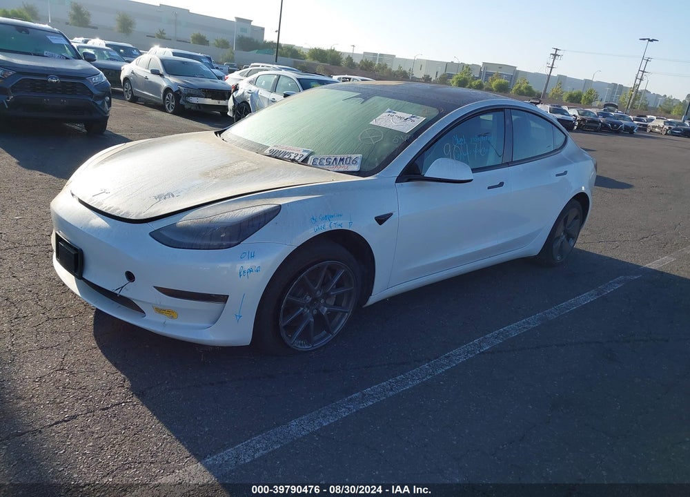 2023 TESLA MODEL 3 REAR-WHEEL DRIVE VIN: 5YJ3E1EA2PF406461