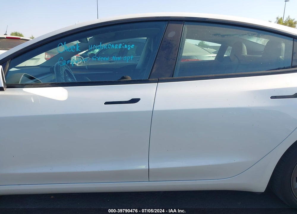 2023 TESLA MODEL 3 REAR-WHEEL DRIVE VIN: 5YJ3E1EA2PF406461