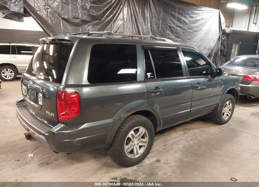 2004 HONDA PILOT EX VIN: 2HKYF18404H570605