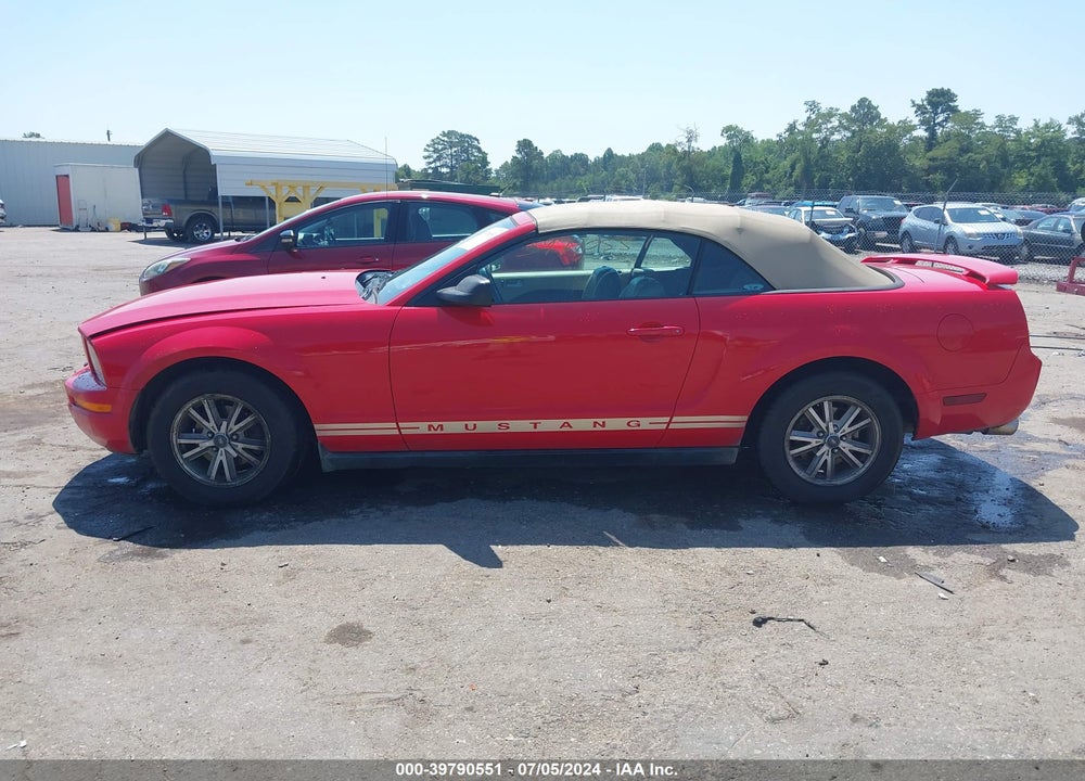2005 FORD MUSTANG VIN: 1ZVFT84N555254896