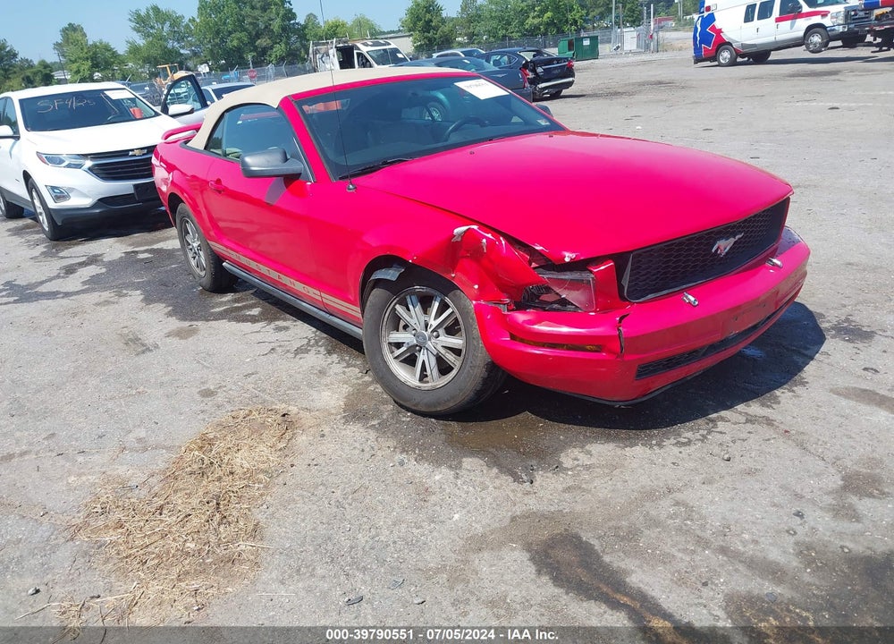 2005 FORD MUSTANG VIN: 1ZVFT84N555254896