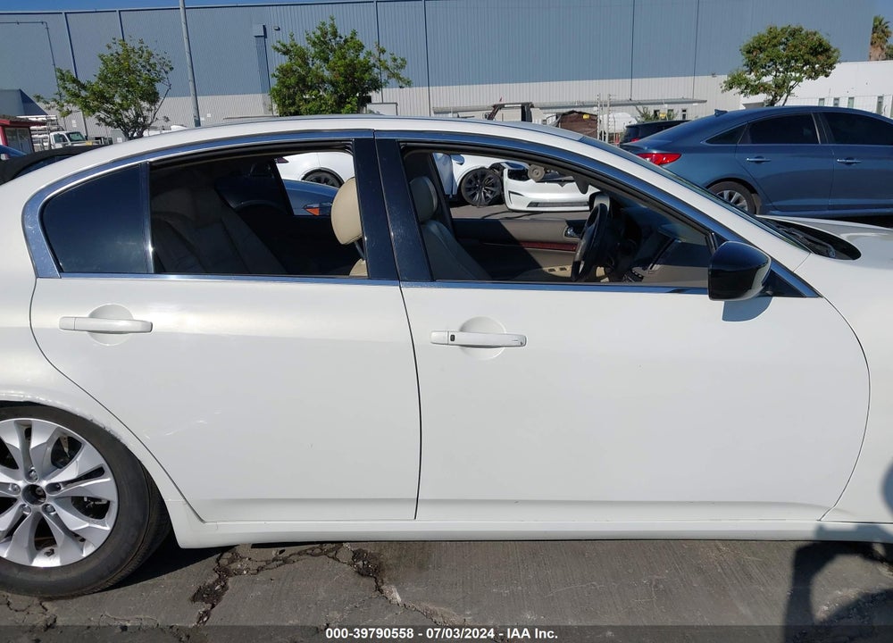 2012 INFINITI G37 JOURNEY VIN: JN1CV6AP4CM931257
