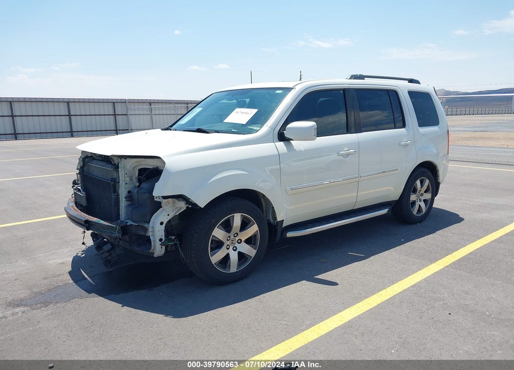 2014 HONDA PILOT TOURING VIN: 5FNYF4H95EB021298