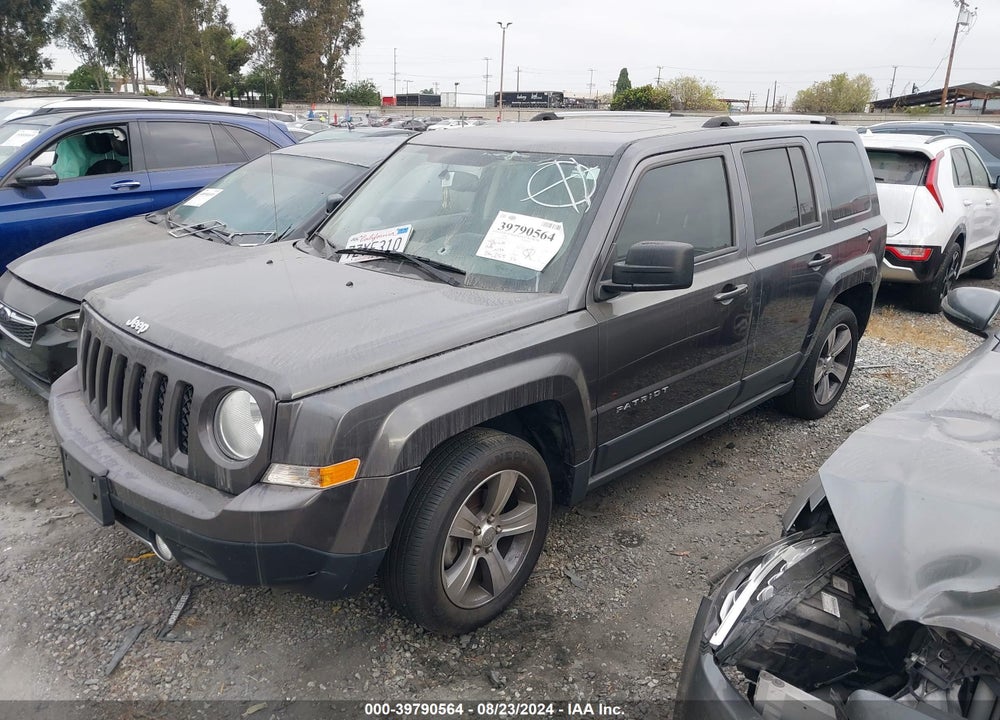 2017 JEEP PATRIOT HIGH ALTITUDE FWD VIN: 1C4NJPFA0HD152926