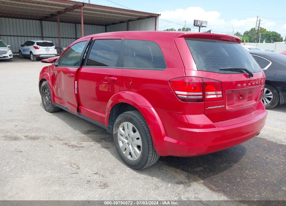 2015 DODGE JOURNEY AMERICAN VALUE PKG VIN: 3C4PDCABXFT747606