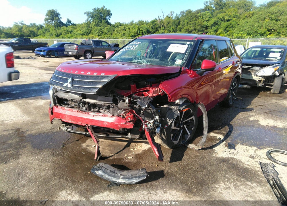 2022 MITSUBISHI OUTLANDER BLACK EDITION 2WD/SE 2.5 2WD/SE LAUNCH EDITION 2WD VIN: JA4J3UA8XNZ005193