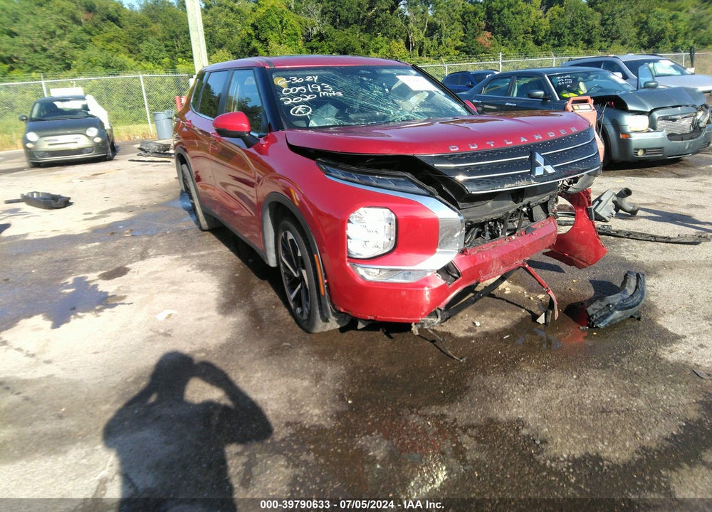 2022 MITSUBISHI OUTLANDER BLACK EDITION 2WD/SE 2.5 2WD/SE LAUNCH EDITION 2WD VIN: JA4J3UA8XNZ005193