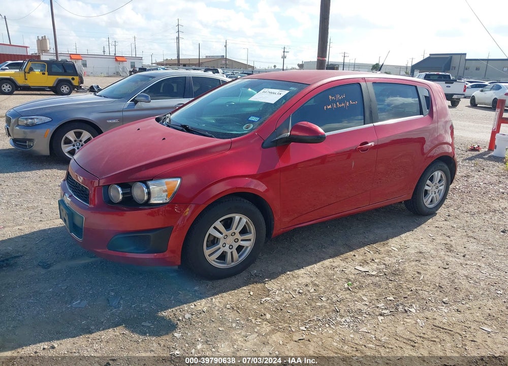 2013 CHEVROLET SONIC LT AUTO VIN: 1G1JC6SB8D4163421