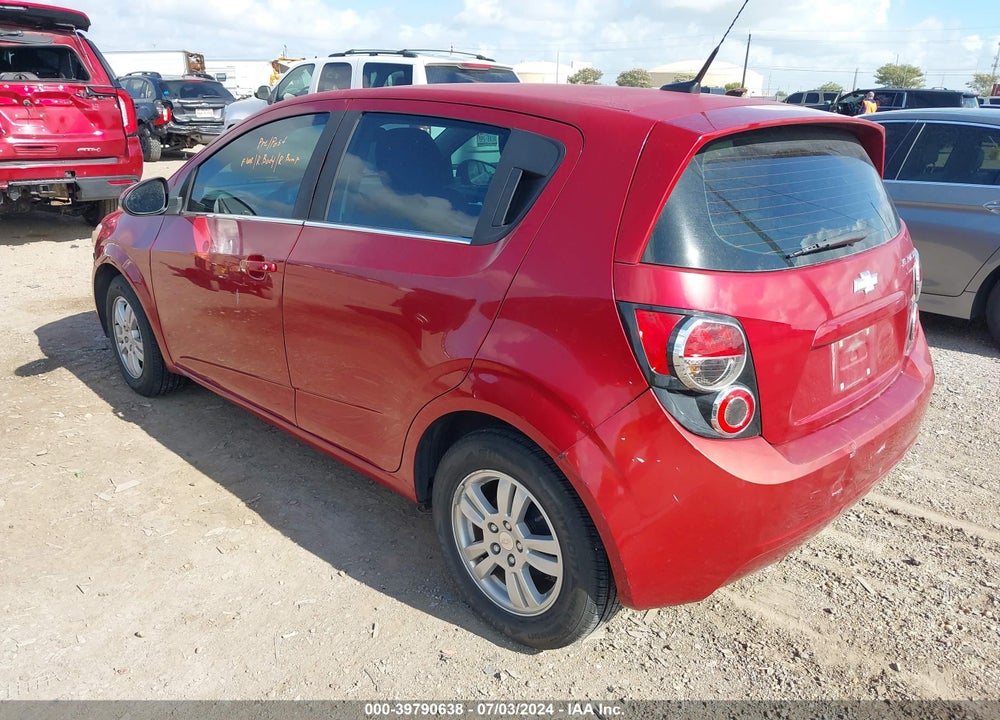 2013 CHEVROLET SONIC LT AUTO VIN: 1G1JC6SB8D4163421