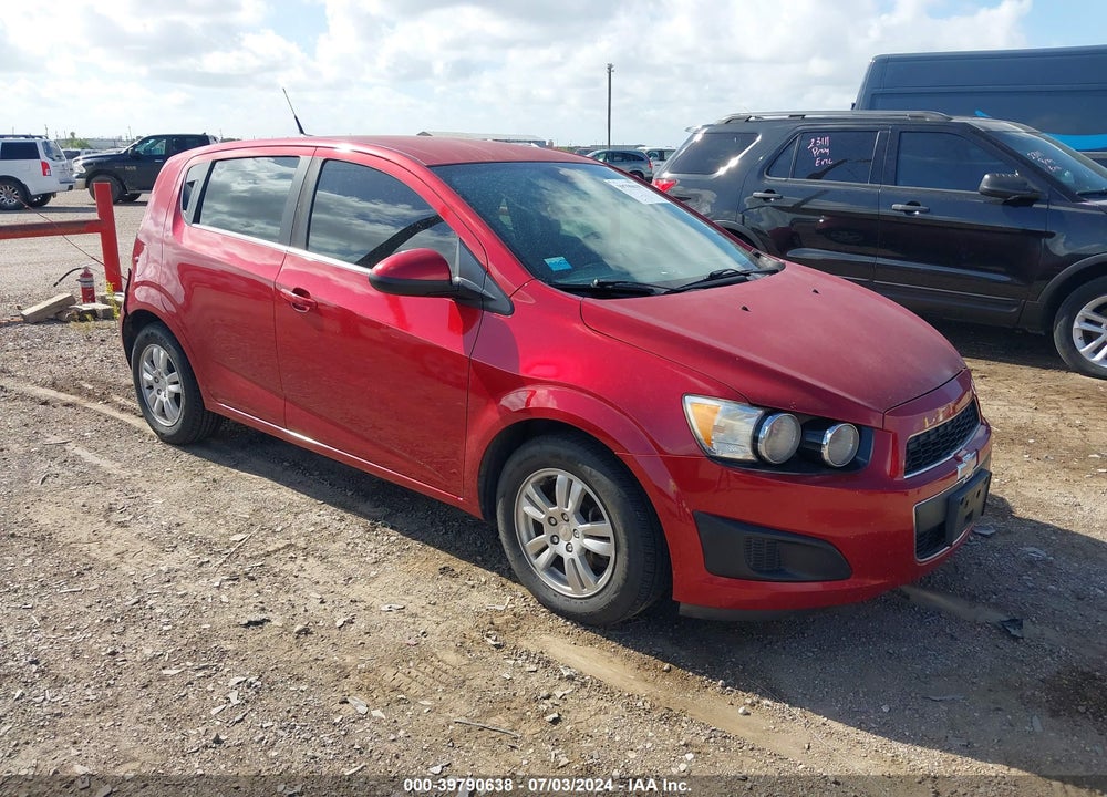 2013 CHEVROLET SONIC LT AUTO VIN: 1G1JC6SB8D4163421