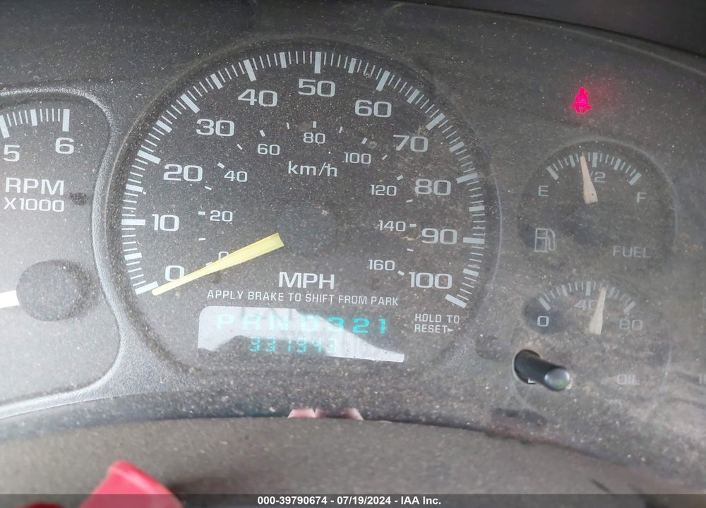 2001 CHEVROLET SILVERADO 1500 VIN: 1GCEC14W11Z243511