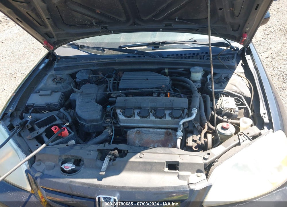 2002 HONDA CIVIC EX VIN: 2HGES26772H600319