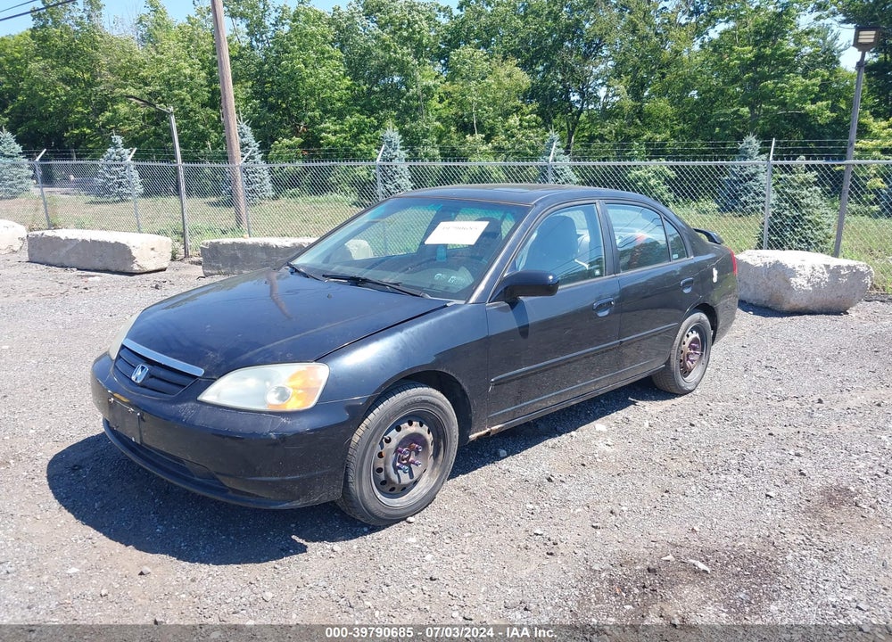 2002 HONDA CIVIC EX VIN: 2HGES26772H600319