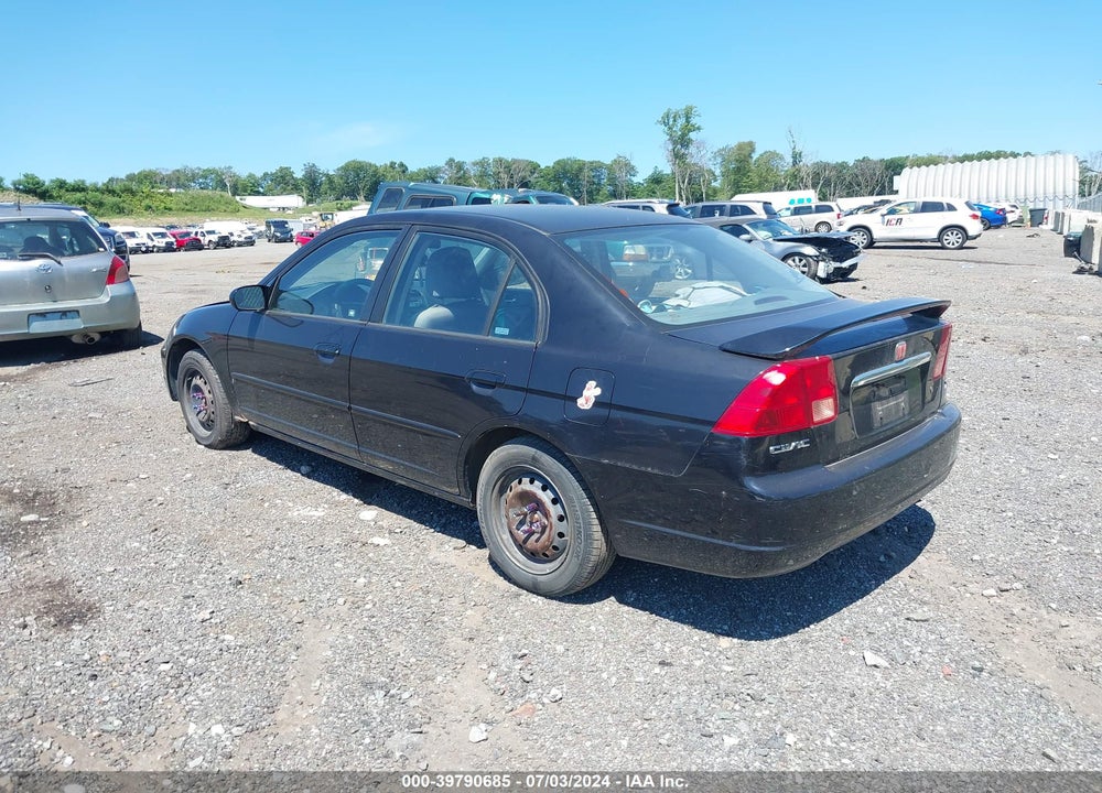2002 HONDA CIVIC EX VIN: 2HGES26772H600319