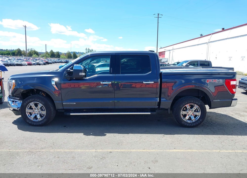 2021 FORD F-150 LARIAT VIN: 1FTFW1EDXMFB54888