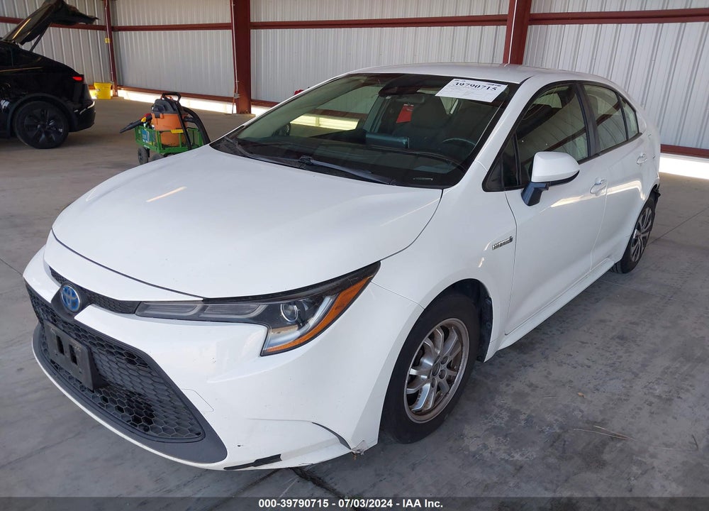 2021 TOYOTA COROLLA HYBRID LE VIN: JTDEAMDE3MJ004575