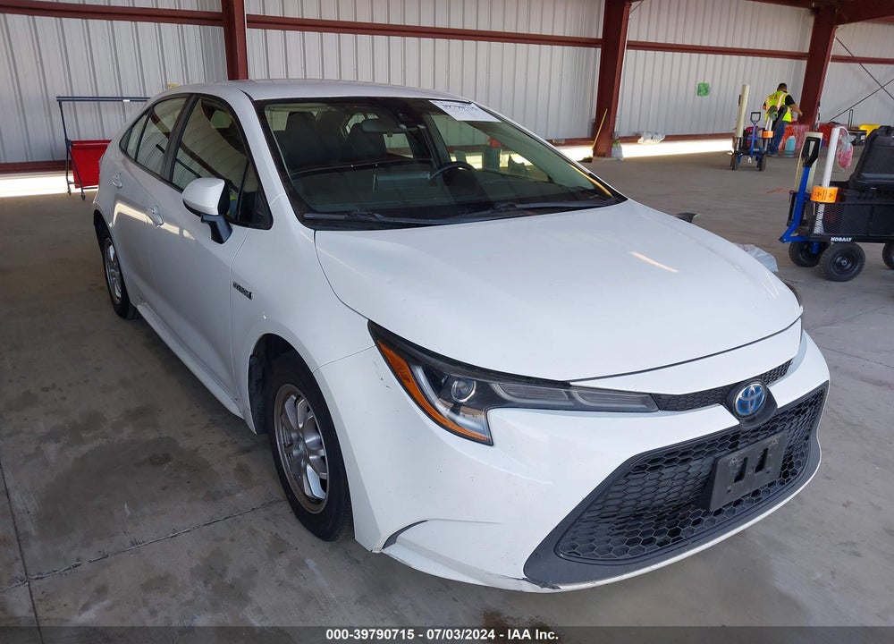 2021 TOYOTA COROLLA HYBRID LE VIN: JTDEAMDE3MJ004575