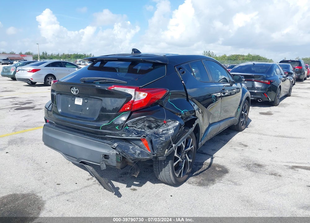 2019 TOYOTA C-HR XLE VIN: NMTKHMBX4KR074961