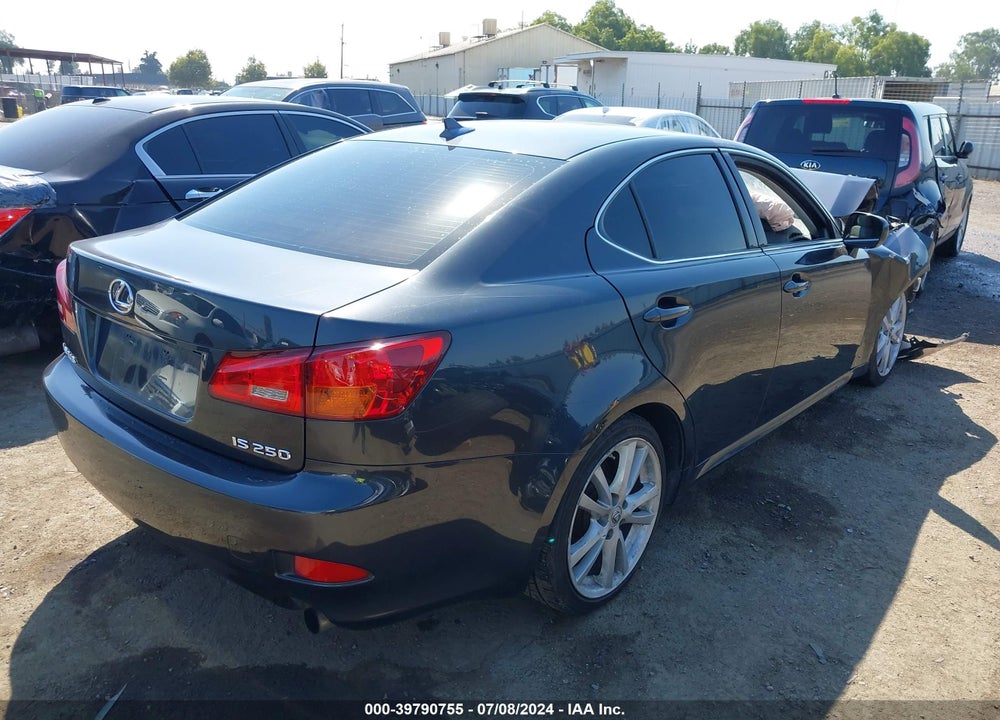 2007 LEXUS IS 250 VIN: JTHBK262775026856