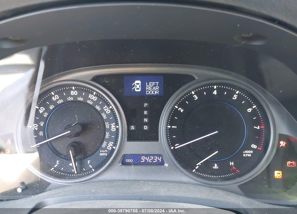 2007 LEXUS IS 250 VIN: JTHBK262775026856