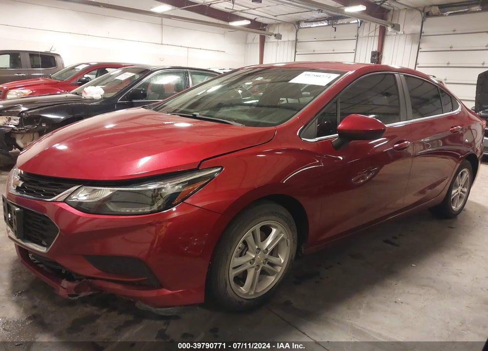 2017 CHEVROLET CRUZE LT AUTO VIN: 1G1BE5SM0H7198257