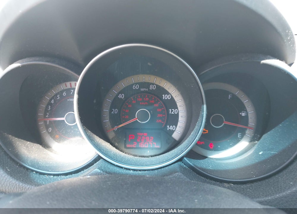 2012 KIA FORTE LX VIN: KNAFT4A25C5475169