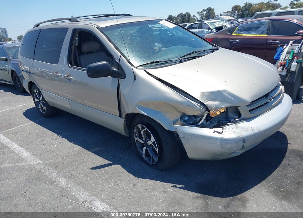 2000 TOYOTA SIENNA XLE VIN: 4T3ZF13C7YU309506