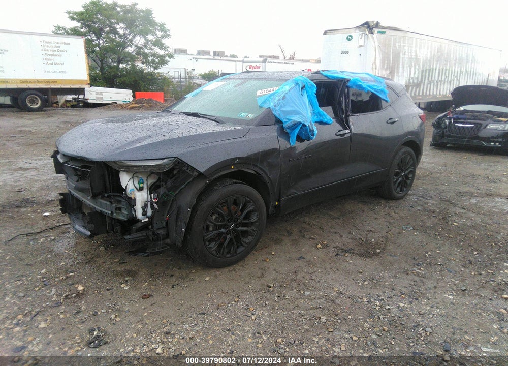 2021 CHEVROLET BLAZER FWD 1LT VIN: 3GNKBBRA8MS541877