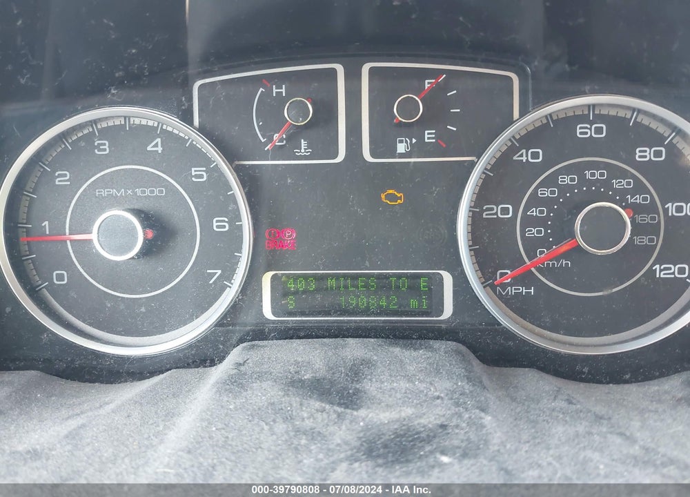 2008 FORD TAURUS SEL VIN: 1FAHP24W28G130377