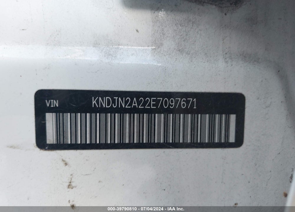 2014 KIA SOUL VIN: KNDJN2A22E7097671