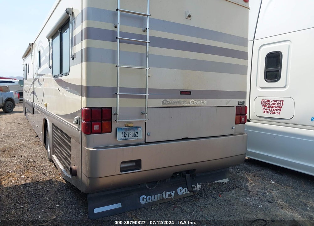 1999 COUNTRY COACH INTRIGUE VIN: 4U7B5EK12X1101174