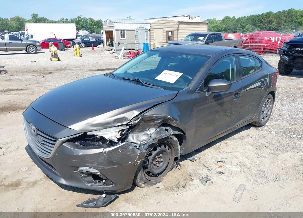 2015 MAZDA 3 I SV VIN: JM1BM1T79F1244146