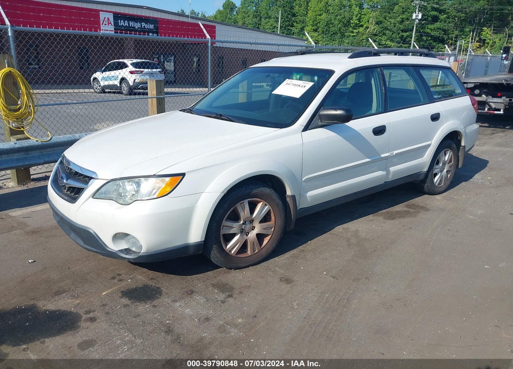 2008 SUBARU OUTBACK VIN: 4S4BP61C587349928