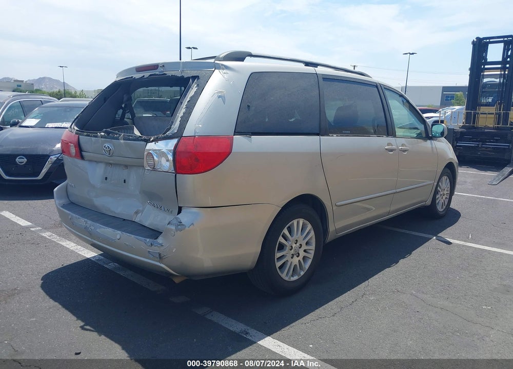2008 TOYOTA SIENNA XLE VIN: 5TDZK22C68S141605