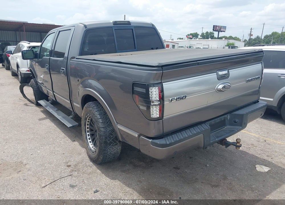 2013 FORD F-150 PLATINUM VIN: 1FTFW1CT6DFC19133