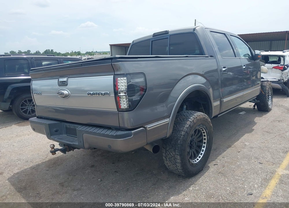 2013 FORD F-150 PLATINUM VIN: 1FTFW1CT6DFC19133