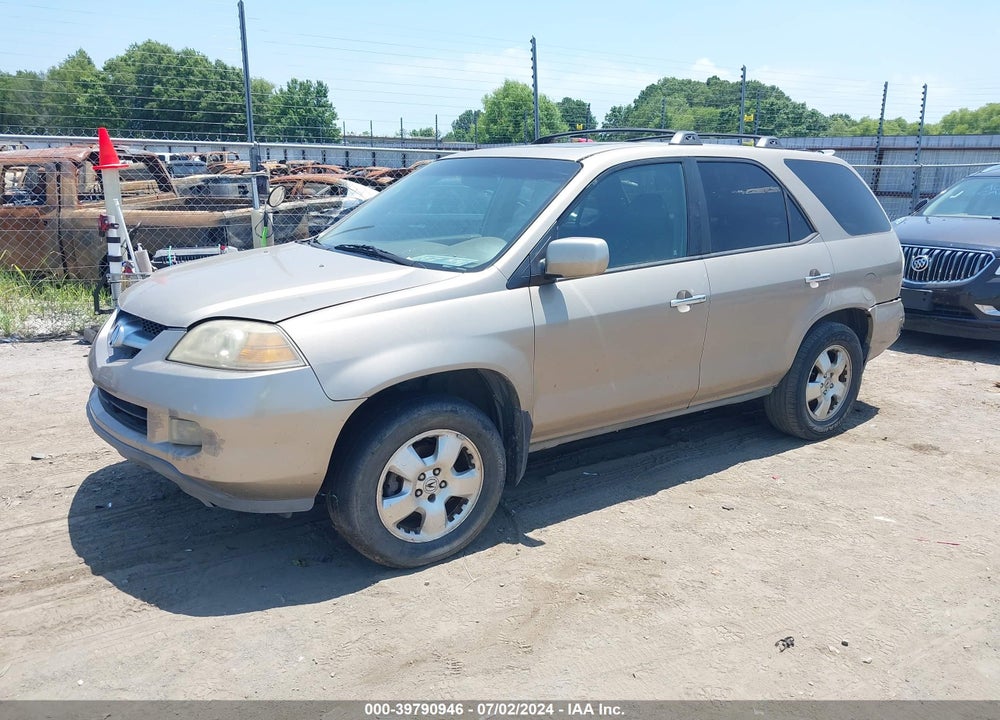 2005 ACURA MDX VIN: 2HNYD182X5H526216