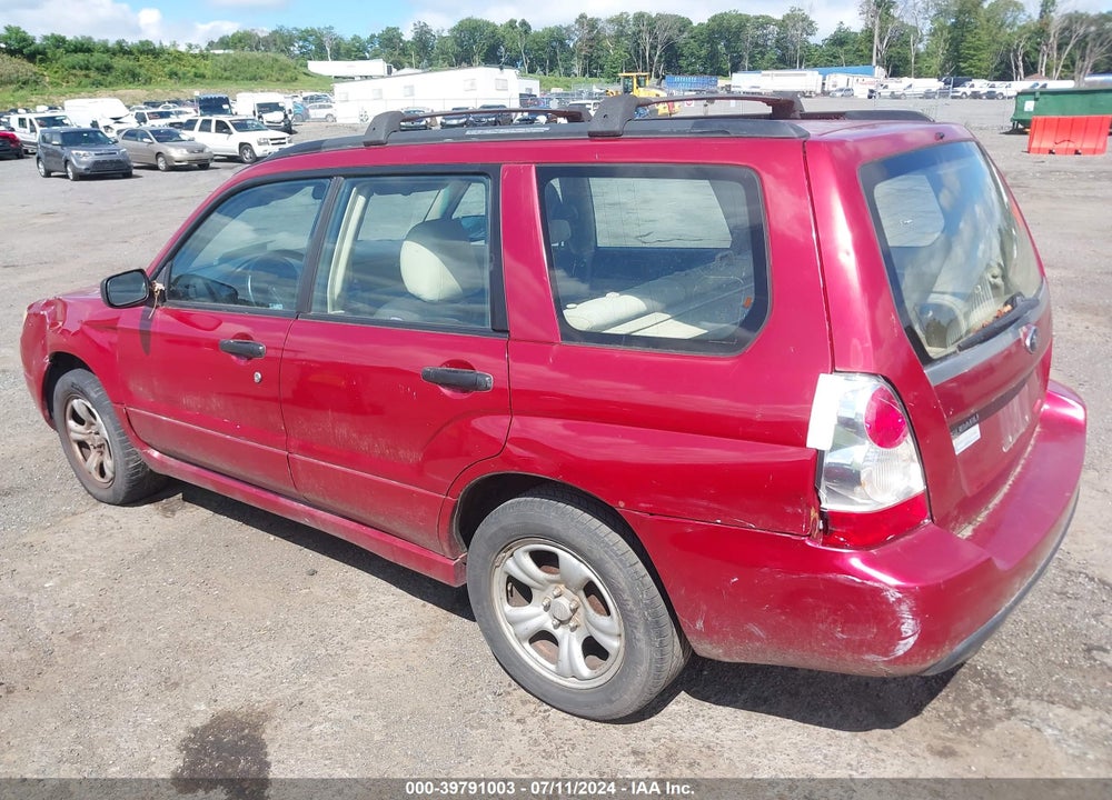 2007 SUBARU FORESTER 2.5X VIN: JF1SG63667H732836