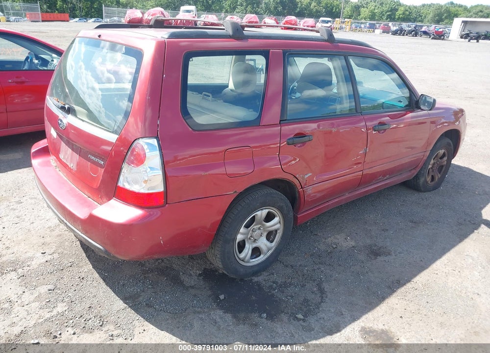 2007 SUBARU FORESTER 2.5X VIN: JF1SG63667H732836