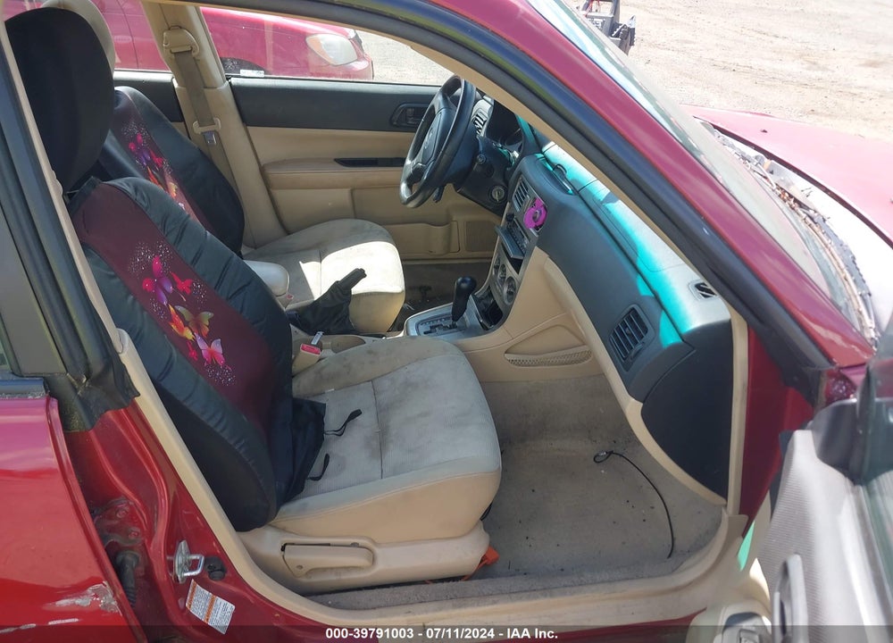 2007 SUBARU FORESTER 2.5X VIN: JF1SG63667H732836