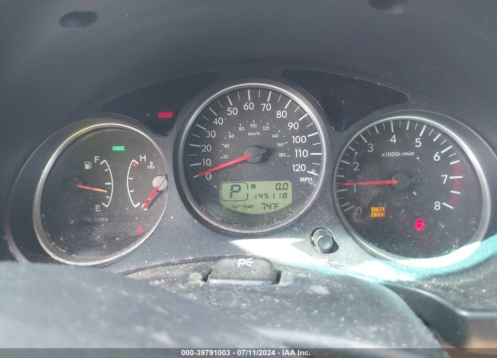 2007 SUBARU FORESTER 2.5X VIN: JF1SG63667H732836