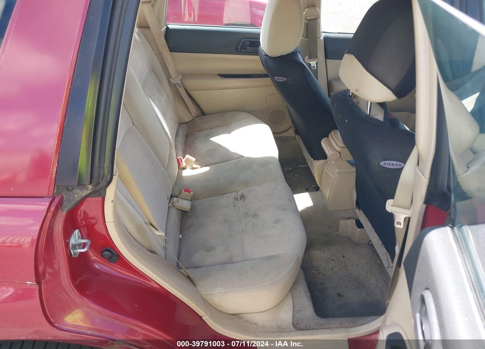 2007 SUBARU FORESTER 2.5X VIN: JF1SG63667H732836