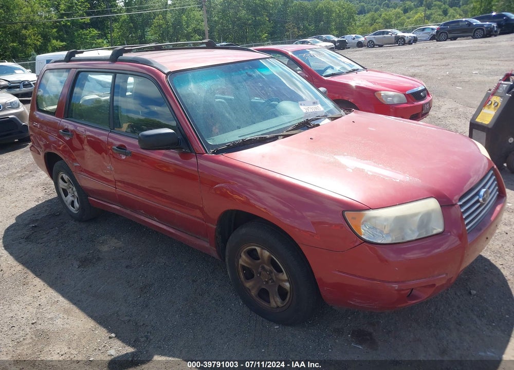 2007 SUBARU FORESTER 2.5X VIN: JF1SG63667H732836